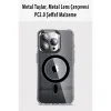 Joko  İphone 14 Pro Kılıf Crystal Magsafe Kapak - Siyah