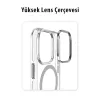 Joko  İphone 14 Pro Kılıf Crystal Magsafe Kapak - Siyah
