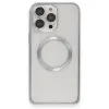 Joko İphone 15 Pro Max Kılıf Metal Bumper Magneticsafe Kapak - Gri