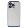 Joko  İphone 15 Pro Max Metal Bumper Mat Kapak - Lacivert