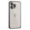 Joko  İphone 15 Pro Max Metal Bumper Mat Kapak - Siyah