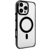 Joko  İphone 16 Pro Gleam Pc Sert Magsafe Kılıf - Şeffaf-siyah