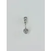Kalp Detaylı Göbek Piercing - Pg0079