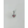 Kalp Detaylı Göbek Piercing - Pg0127