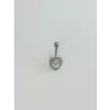 Kalp Detaylı Göbek Piercing - Pg0168