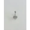 Kalp Detaylı Göbek Piercing - Pg0139