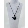 Kartal Figürü Çelik Erkek Kolye - Ekl0092