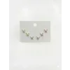 Kelebek Detaylı Altılı Küpe - Kp00607