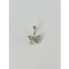 Kelebek Detaylı Göbek Piercing - Pg0050