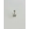 Kelebek Detaylı Göbek Piercing - Pg0129