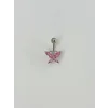 Kelebek Detaylı Göbek Piercing - Pg0087