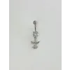 Koruyucu Melek Detaylı Göbek Piercing - Pg0115