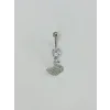 Kuğu Detaylı Göbek Piercing - Pg0100