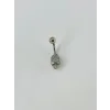 Kuru Kafa Detaylı Göbek Piercing - Pg0042