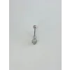 Kuru Kafa Detaylı Göbek Piercing - Pg0166