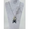 Kuru Kafa Figürü Çelik Erkek Kolye - Ekl0095