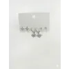 Kutup Yıldızı Detaylı Altılı Küpe - Kp00600