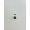 Mistik Topaz Taşlı Göbek Piercing - Pg0009