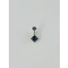 Mistik Topaz Taşlı Göbek Piercing - Pg0019