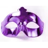 Mor Renk Kostüm Partisi Ekstra Parlak Balo Maskesi 15x10 Cm