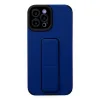 Newface Apple iPhone 12 Pro Max Kılıf Mega Standlı Silikon - Mavi