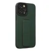 Newface Apple iPhone 12 Pro Max Kılıf Mega Standlı Silikon - Yeşil