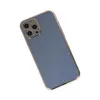 Newface Apple iPhone 12 Pro Max Kılıf Volet Silikon - Mavi