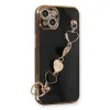 iPhone 14 Plus Kılıf Esila Silikon - Siyah