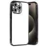 İphone 15 Pro Max Razer Lensli Silikon - Siyah