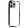 İphone 15 Pro Max Razer Lensli Silikon - Siyah