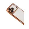 İphone 17 Pro Max Razer Lensli Silikon - Turuncu