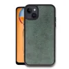 Newface İphone 14 Kılıf Aras Deri Kapak - Koyu Yeşil