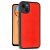 Newface İphone 15 Kılıf Aras Deri Kapak - Kırmızı
