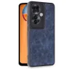 Newface Oppo Reno 11f Kılıf Aras Deri Kapak - Lacivert