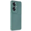 Newface Oppo Reno 11f Kılıf Auto Focus Karbon Kapak - Koyu Yeşil