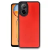 Newface Realme 12 Lite Kılıf Aras Deri Kapak - Kırmızı