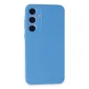 Newface Samsung Galaxy A35 5g Kılıf Nano İçi Kadife Silikon - Mavi