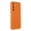Newface Samsung Galaxy S24 Kılıf Nano İçi Kadife Silikon - Turuncu