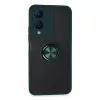 Newface Vivo Y17s Kılıf Montreal Yüzüklü Silikon Kapak - Yeşil