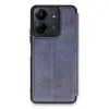 Newface Xiaomi Redmi 13c Kılıf Flip Cover - Lacivert
