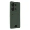 Newface Xiaomi Redmi Note 13 Pro 4g Kılıf Kelvin Kartvizitli Silikon - Koyu Yeşil