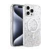 Onegif  İphone 14 Pro Max Misk Simli Magsafe Kapak - Desen 1