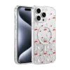Onegif  İphone 14 Pro Max Misk Simli Magsafe Kapak - Desen 5