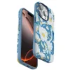 Onegif İphone 15 Pro Flower Series Magsafe Kapak - Mavi