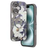 Onegif İphone 16 Flower Series Magsafe Kapak - Gri
