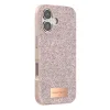 Onegif  İphone 17 Bright Simli Kapak - Pembe