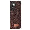 Onegif Samsung Galaxy S25 Bright Simli Kapak - Derin Mor