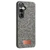 Onegif Samsung Galaxy S25 Bright Simli Kapak - Gold