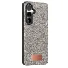Onegif Samsung Galaxy S25 Bright Simli Kapak - Gümüş