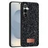 Onegif Samsung Galaxy S25 Bright Simli Kapak - Siyah